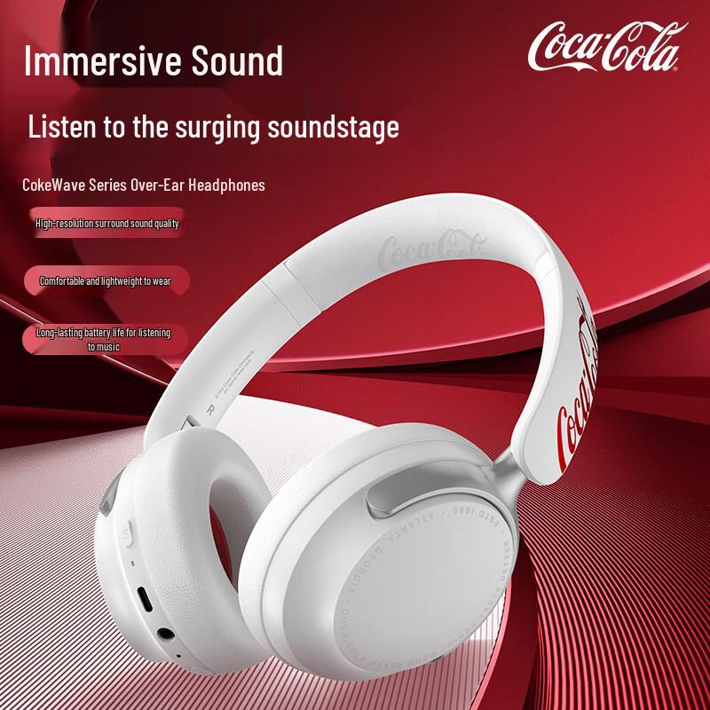 

Coca-Cola T-68 Series Over-Ear Wireless Headphones