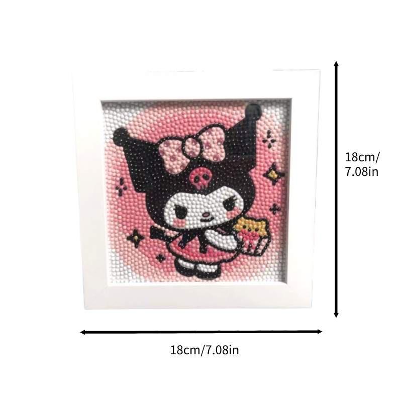 

New Cartoon Pvc Stick Diamond Painting With Plastic Frame Perfect Birthday Gift For Kids And Adults красный