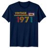 Vintage 1971 55th Birthday Retro Cassette Unisexs TShirt