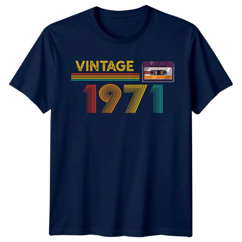 Vintage 1971 55th Birthday Retro Cassette Unisexs TShirt