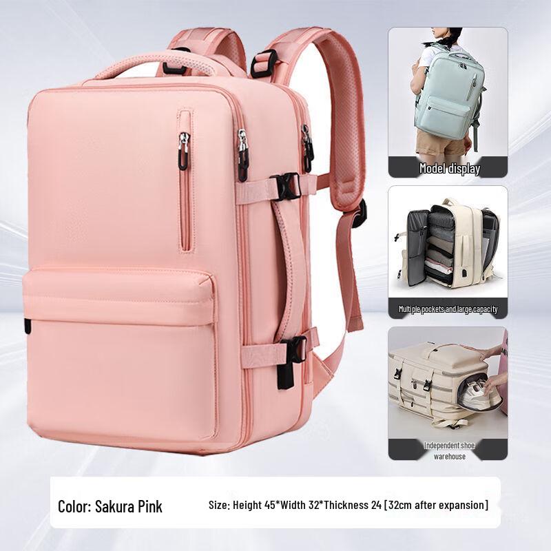 Zuoyou Lightweight Waterproof Laptop Travel Backpack