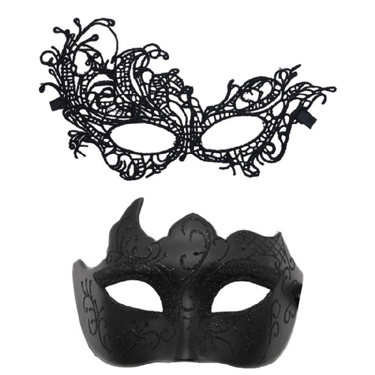 Couple Masquerades Masks Set Venetians Party Mask Costume Mask Mardi Gras Mask Half Face Mask Eyemask for Women Men Gifts