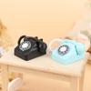 1Pcs Dollhouse Retro Telephone Dollhouse Toys