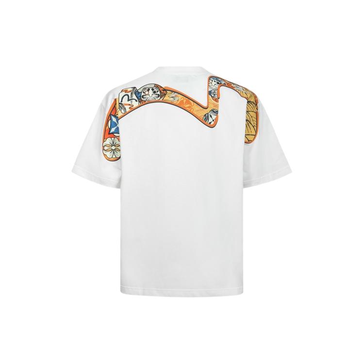 Evisu Camisetas para Hombre Cuello Redondo Ajuste Recto Moderado 2ESHTM4TS1071LFCT