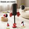 Indoor Cat Exercise Toy Punching Bag Toy, Interactive with Dangling Boxing Gloves, Toys Strong Suction Cup Base, Wobble for Kittens Cats Small Desktop