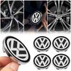 Car Wheel Center Hub Cap Stickers Car Rims Dust-proof Cover Hubcaps Emblem for VW CC Golf 6 7 GTI Tiguan Passat B5 B6 B7 Jetta