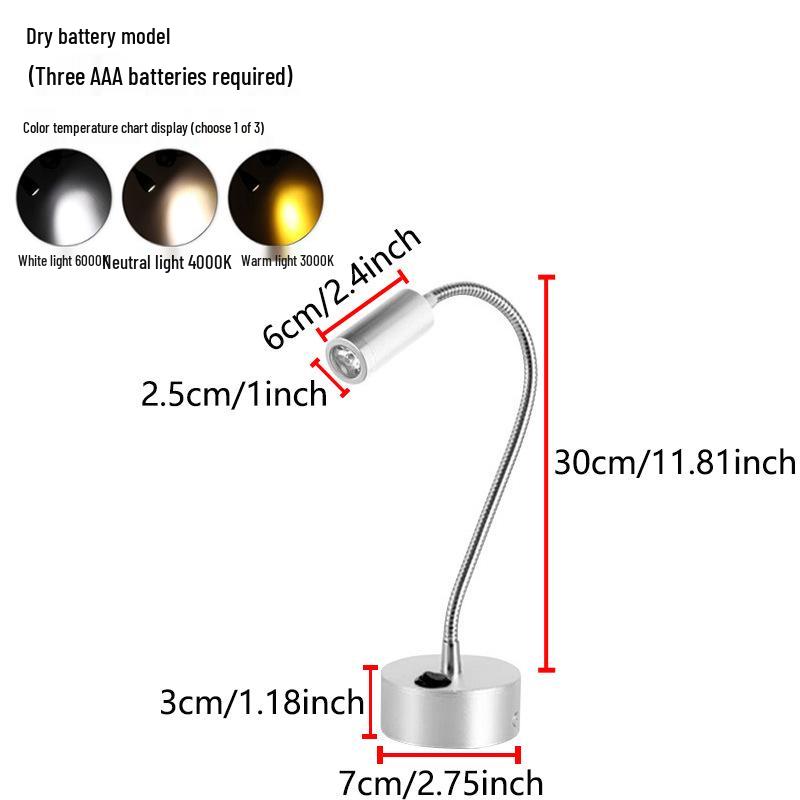Wireless Jewelry Display Spotlight with Battery