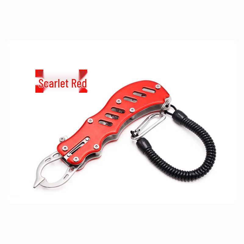 Portable Stainless Steel Fish Gripper with Lanyard