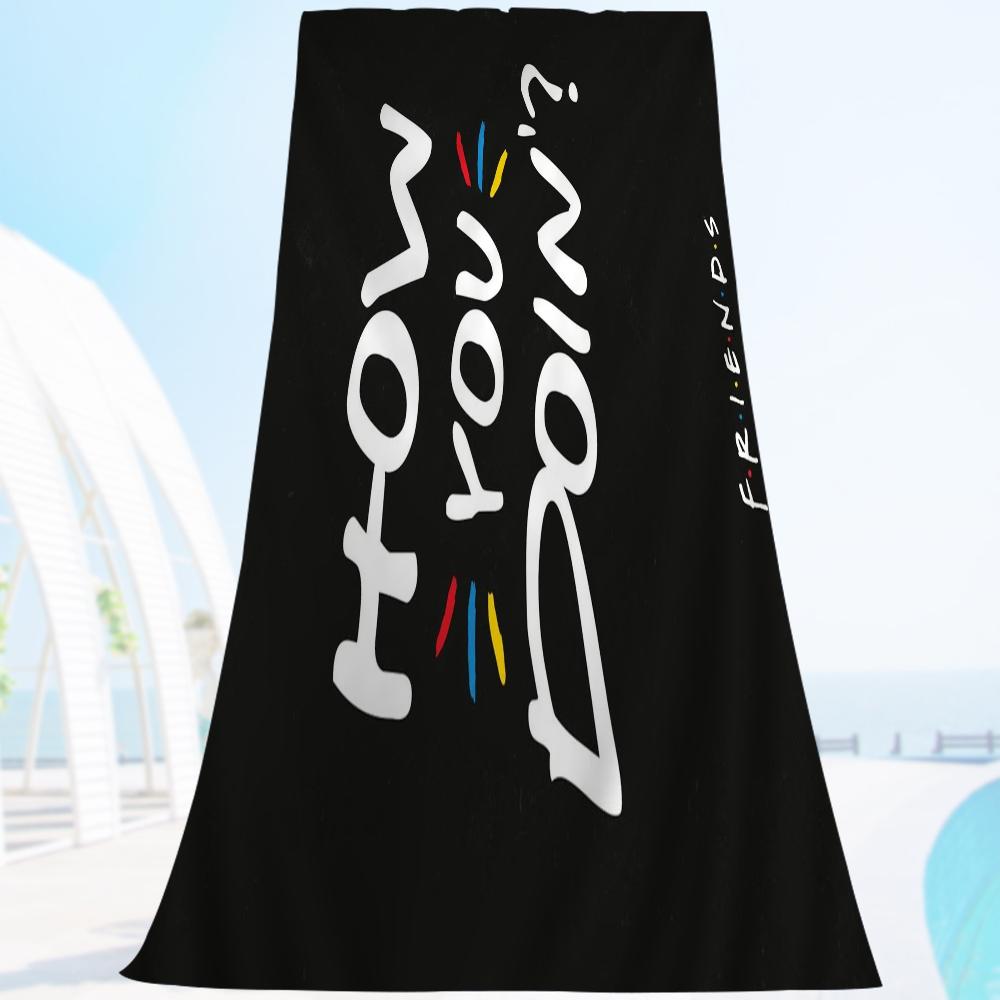 F-Friend  Tv Show Towel Microfiber Beach Towel Absorbent Quick Dry Soft Yoga Swimming Resort Mountain Climbing Towel