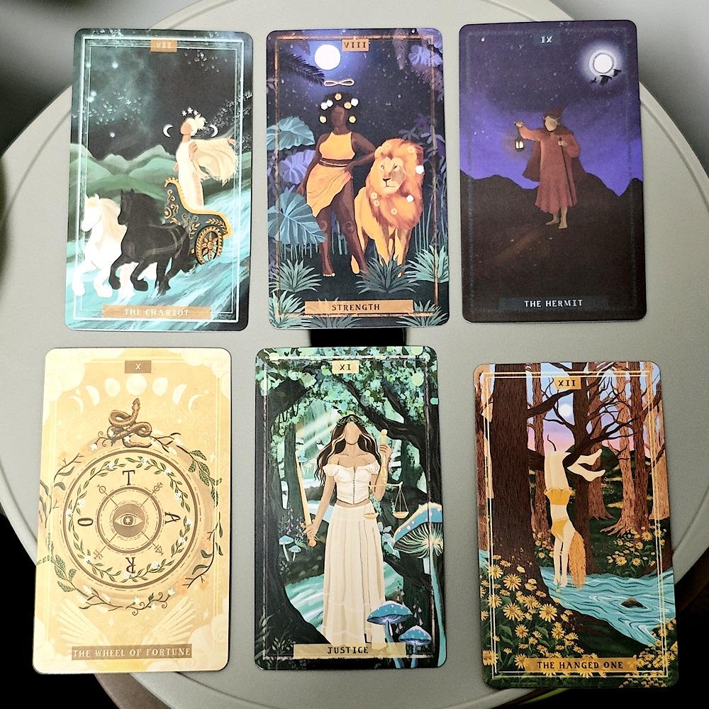 Earth Woman Tarot Deck 10.3*6cm 78 Pcs Tarot Cards Nurture Your Intuition and Celebrate Mother Nature's Wisdom