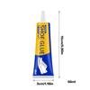 Clear Shoe Repair Adhesive Low Odor Strong Adhesive Soft Resin Shoe Glue for Fixing Worn Shoes or Boots