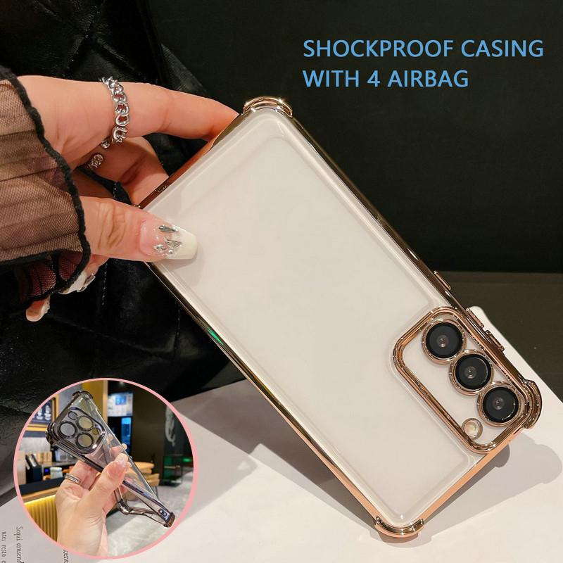 Cubierta Transparente Clara a Prueba de Golpes con Revestimiento Carcasa Protectora Completa para Lente de Cámara Carcasa Trasera para Teléfono Móvil para Xiaomi Poco Redmi
