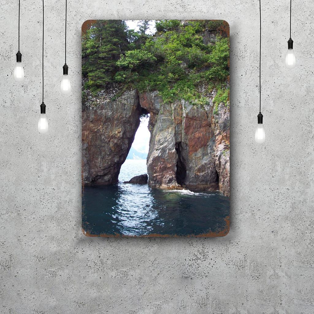 kenai fjords national park Decor Poster Vintage Tin Sign Metal Sign Decorative Plaque for Pub Bar Man Cave Club Wall Decoration