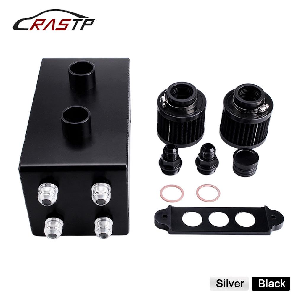 Honda Civic 92-00 Dual Hole Oil Catch Tank Aluminum Breather Filter