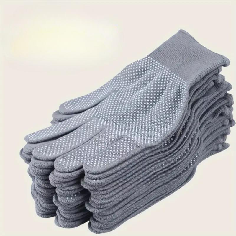 Nylon Dotted Gloves - Suitable for Outdoor Cycling, Camping, Fishing - Lightweight and Wear-Resistant, Available In A Variety of Colors