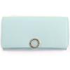 Pristine Purse Bvlgari Bvlgari Large Wallet Light Blue Gold Used