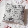Horse Cushion Cover Premium Comfort Reversible Pillow Cove Two in One Design for Any Room  Car Interior