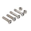 GZYF Rear Shock Mount Bolt Absorber Nut Screw Steel Silver
