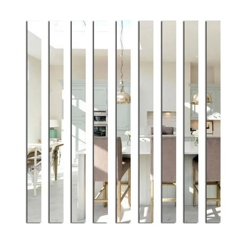 Self-Adhesive Acrylic Mirror Strips for Decorative Entrance Partitions