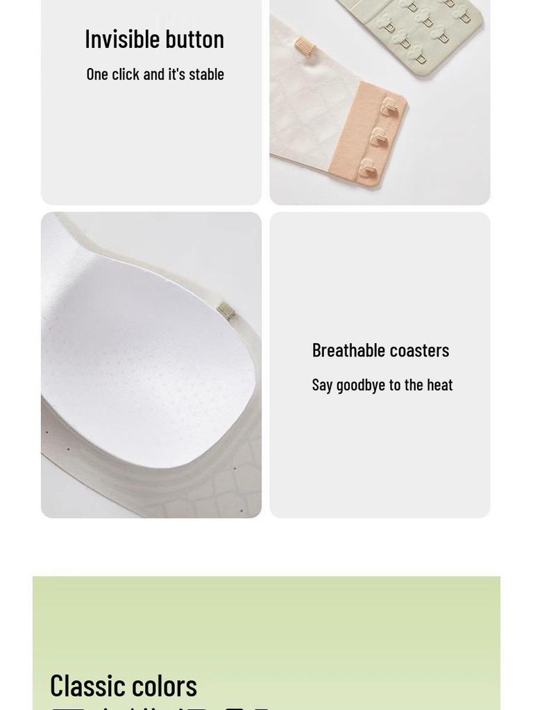 Naizhi Quality Seamless Strapless Bra - Thin, Non-Slip, Gathered, Wire-Free Invisible Design for Women