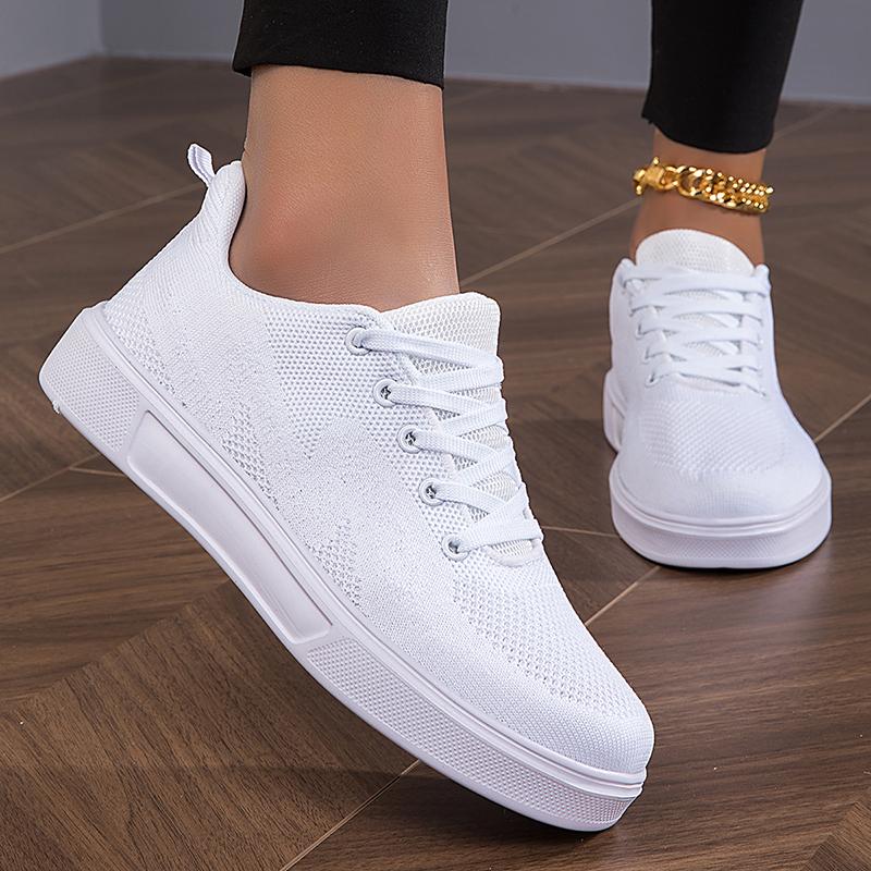 TUINANLE White Shoes Women Sneakers Shoes Outdoor Ladies Casual Flat Walking Shoes