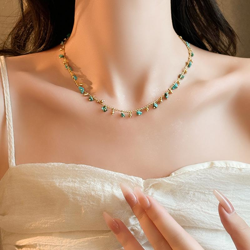 Sweet Dopamine Baroque Pearl Clavicle Necklace - French Fashion Temperament Jewelry for Women
