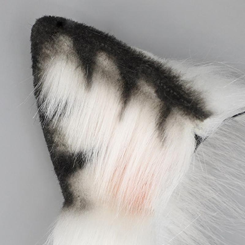 Cute Anime Beast Tail Cat Ear Headband Paw Gloves Set Lovely-Fox Tail Themed Party Costume Cosplay Props for Festivals