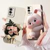 For Oppo A55 4G Case CPH2325 Silicone Cute Cat Fashion Butterfly Flowers Love Painted Cover For Oppo A55 4G Phone Case