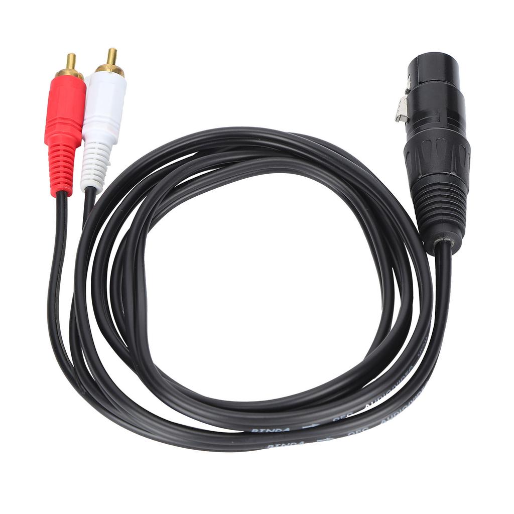 JORINDO XLR Female to Dual RCA Cable Y Splitter Patch Cable XLR to RCA Microphone Connection Cord