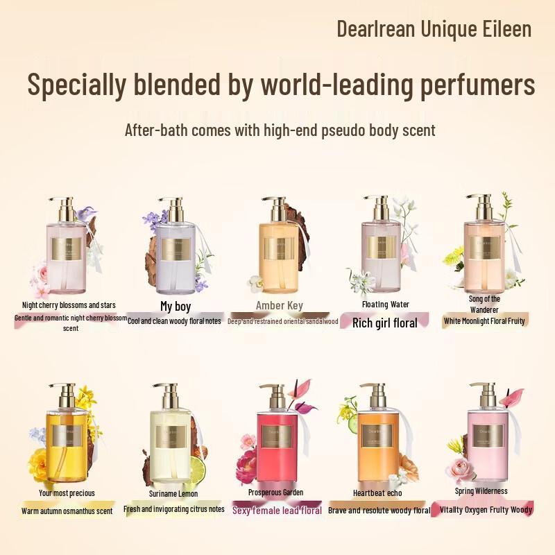Dear Irene Refreshing Hydrating Scented Shower Gel Set
