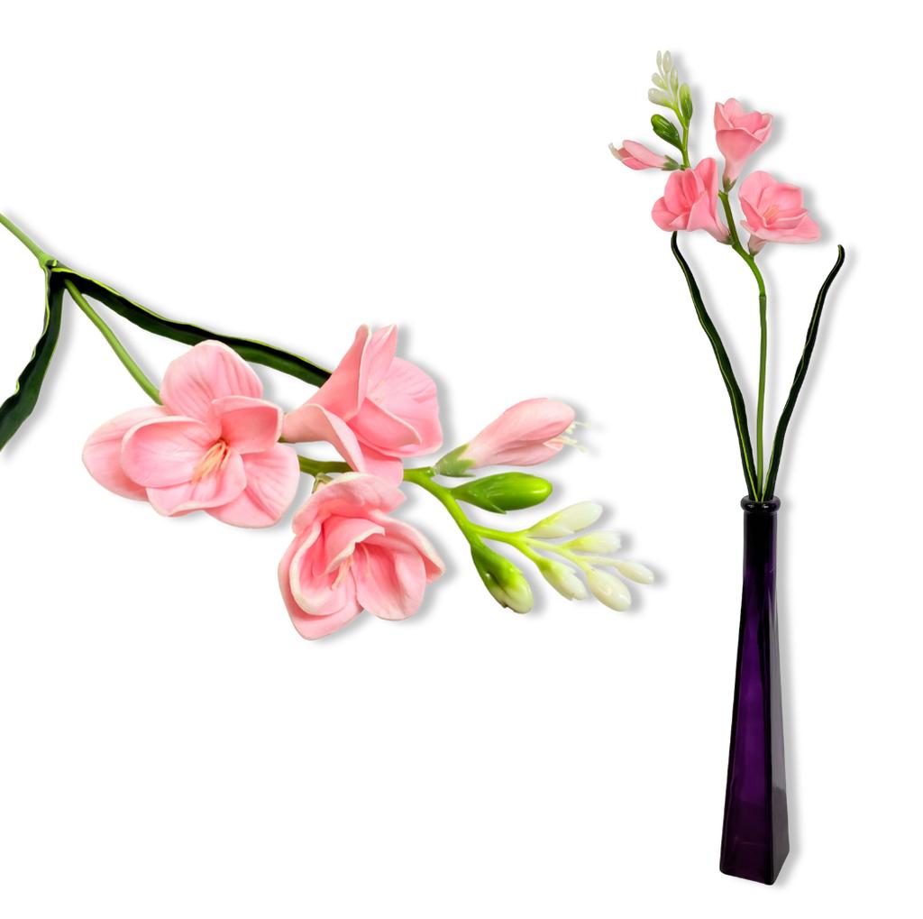 Tak - Schuimfreesia, lichtroze, 59 cm