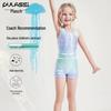 PULASSI Girls' One-Piece Training Swimsuit