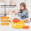 Cartoon Yellow Duck Pet Feeding Machine Large Capacity Feeder Pet NEW C