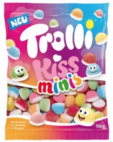 Caramelle Gommose Trolli Kiss Minis 150 g