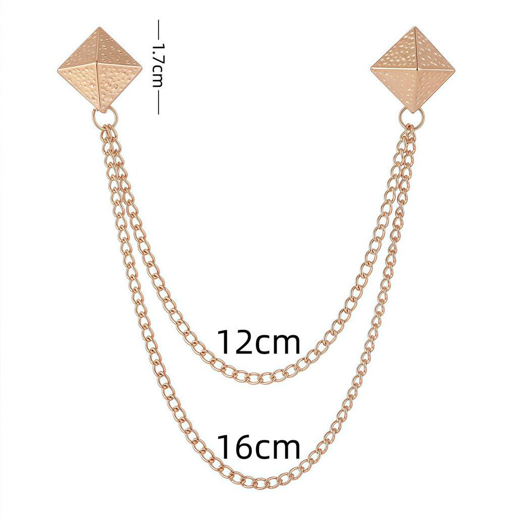 High Quality Rhinestone Flower Brooch Korean Tassel Chain Suit Collar Pins Corsage Fashion Wedding Party Jewelry Accessory