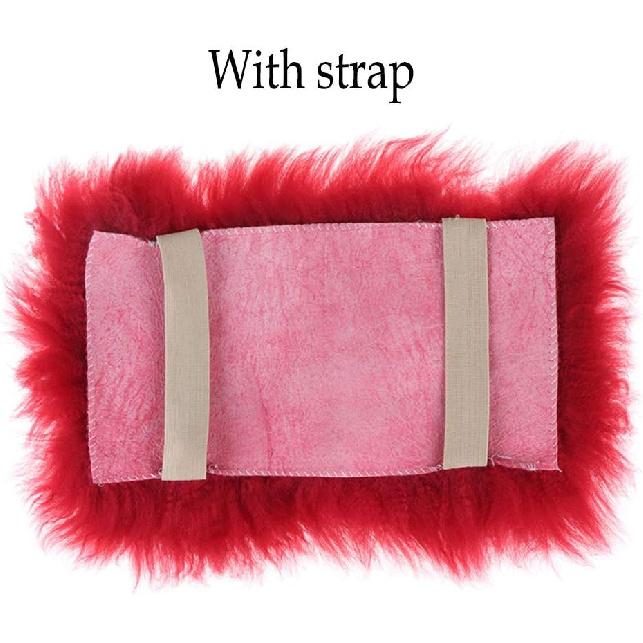 Auto Center Console Cover, EGBANG Console Cover Armrest Pads, Warm Winter Sheepskin Wool Car Armrest Seat Box Pad Cushion Protector Universal Fit