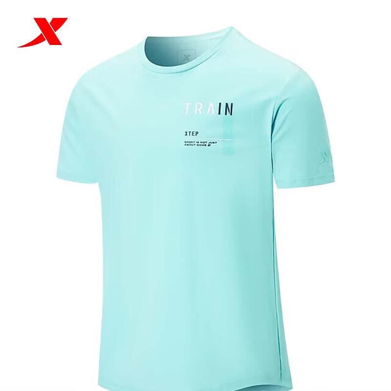 XTEP Men s Breathable Quick-Dry Short Sleeve T-Shirt L