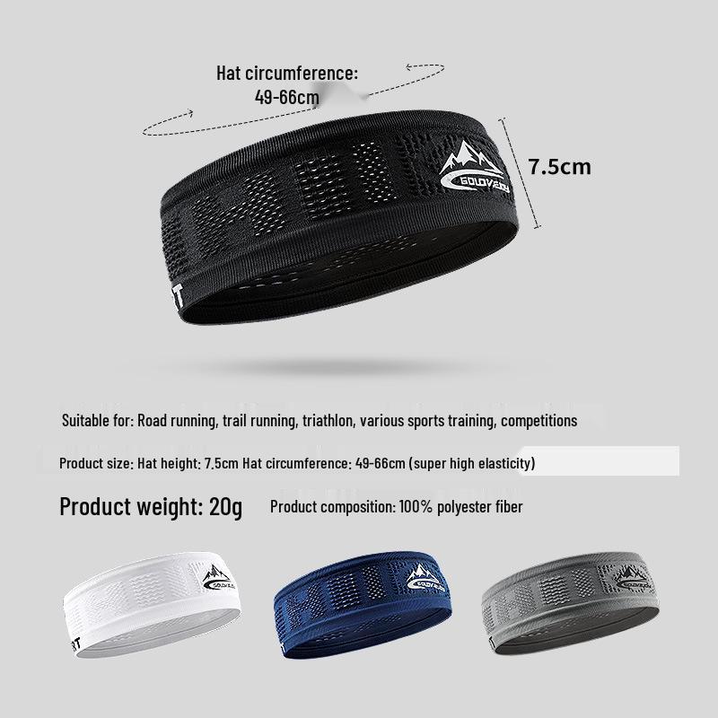Women's Summer Sports Sweat-Absorbing Headband - Breathable, High-Elastic Fitness Hairband