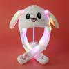1Pc Glowing Cute Bunny Ears Hat Glowing Ear Moving Bunny Hat Plush Hat Toy