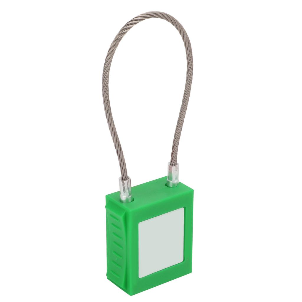 Lockout Tagout Cable Locks 85mm Shackle Steel Padlock with 2 Key for Equipment Maintenance