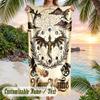 Dragon Theme Beach Towel Personalized Custom Name & Text Soft Quick Dry Beach Towel for Swimming Travel