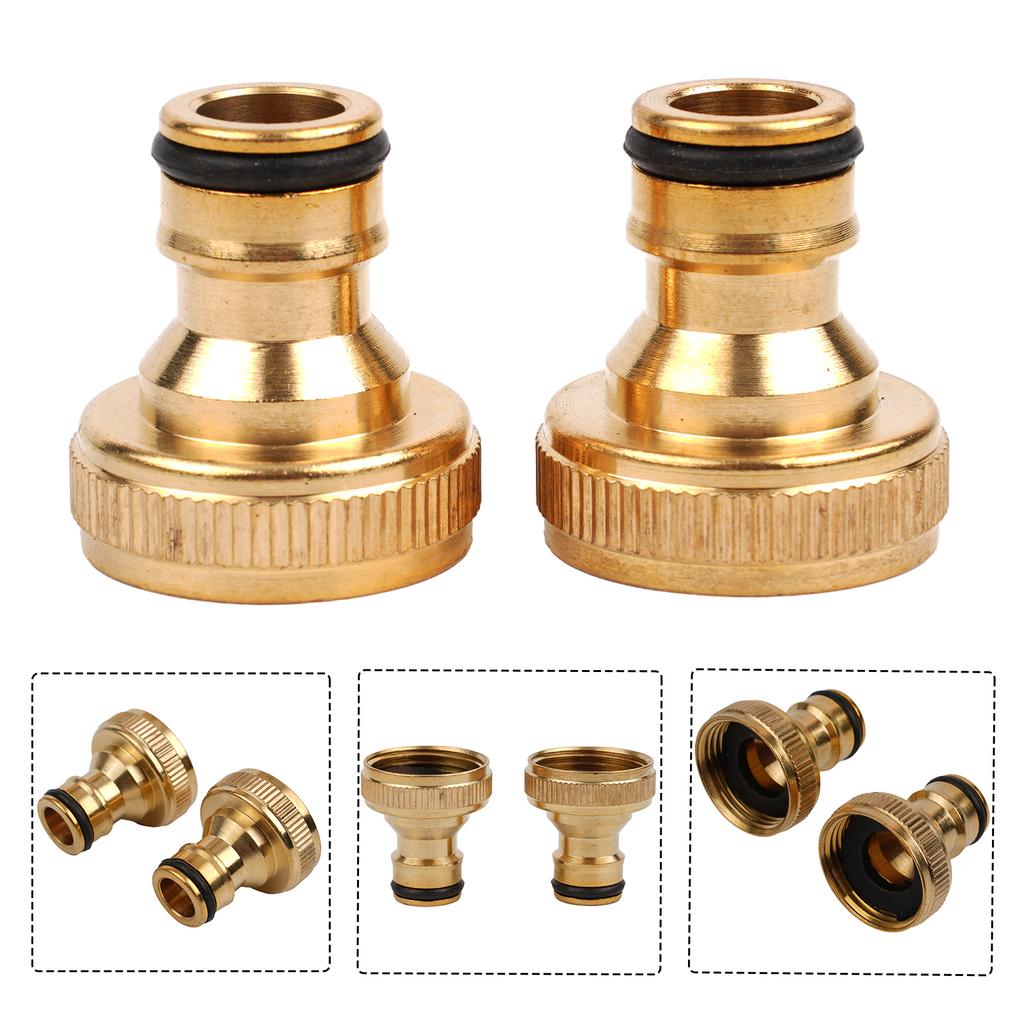 Garten Gewindeadapter Wasserrohr Schnellkupplung 4*3cm 3/4\\\\\\\\\\\\\\\" Auf 1/2\\\\\\\\\\\\\\\" Schlauch