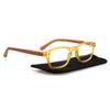 Wood Grain Mirror Legs Reading Glasses Spring Hinge Men Women Hd Reader Diopter +1.0+2.0+3.0+5.0+6.0
