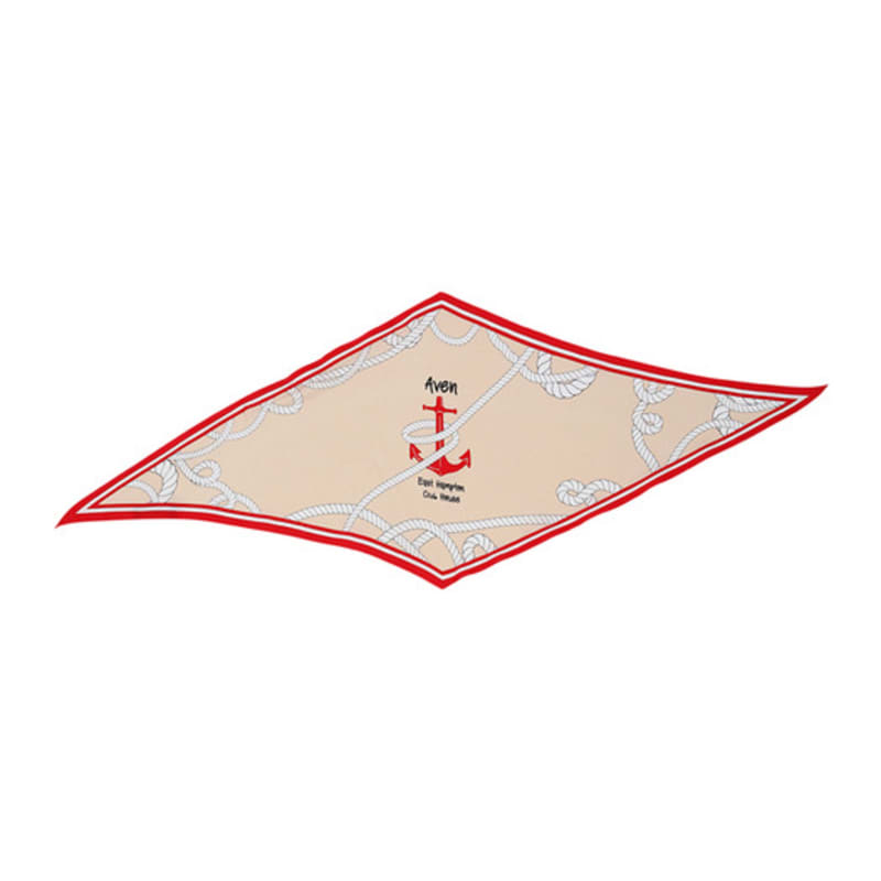Aven Hampton Yacht Sailor Scarf Red