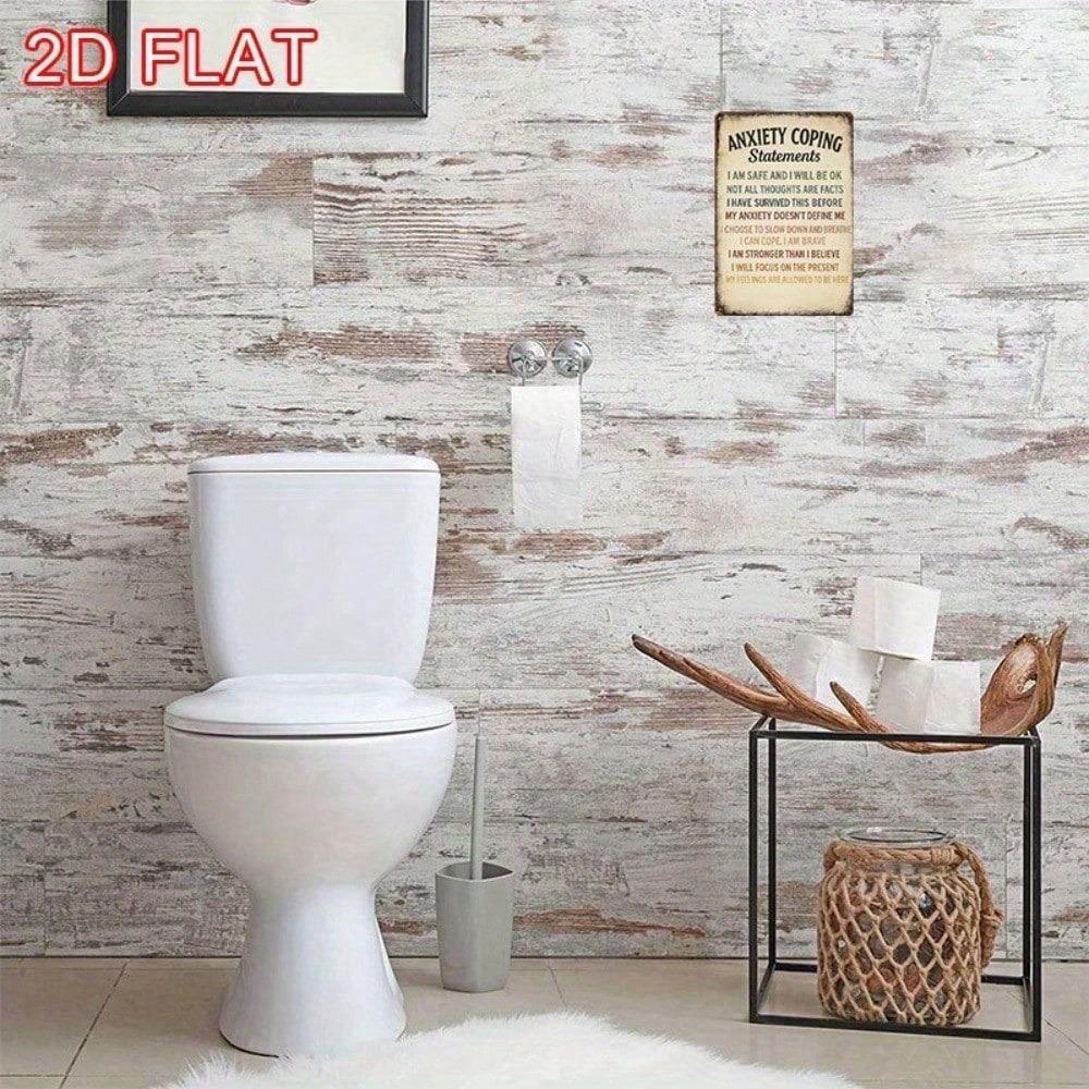 Vintage Anxiety Relief Metal Wall Art Inspirational Sign Rustic Decor