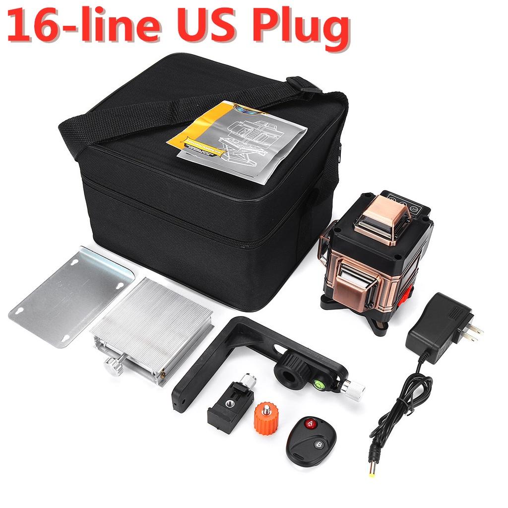 IP54 12/16 Lines Laser Level  Auto Self-Leveling 360 Horizontal And Vertical Cross Super Powerful Green Laser Beam Line Laser