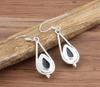 Solid 925 Sterling Silver Black Onyx Gemstone Women Dangle Earrings Gift For Her Statement Earrings Jewelry