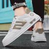 Men's shoes 2025 new spring trend versatile casual one-pedal men's board shoes non-slip soft-soled work white shoes