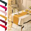 Desktop Decoration Satin Tablecloth, Soft And Shiny Silk, Suitable For Wedding Banquets, Birthdays, Graduation Events, Banquets, Spring Decorations