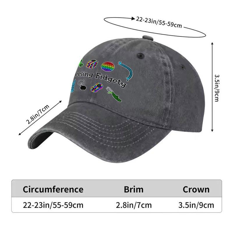 Washed Retro Baseball Cap With Duck Tongue Print Casual Street Hiphop Style For Men Women